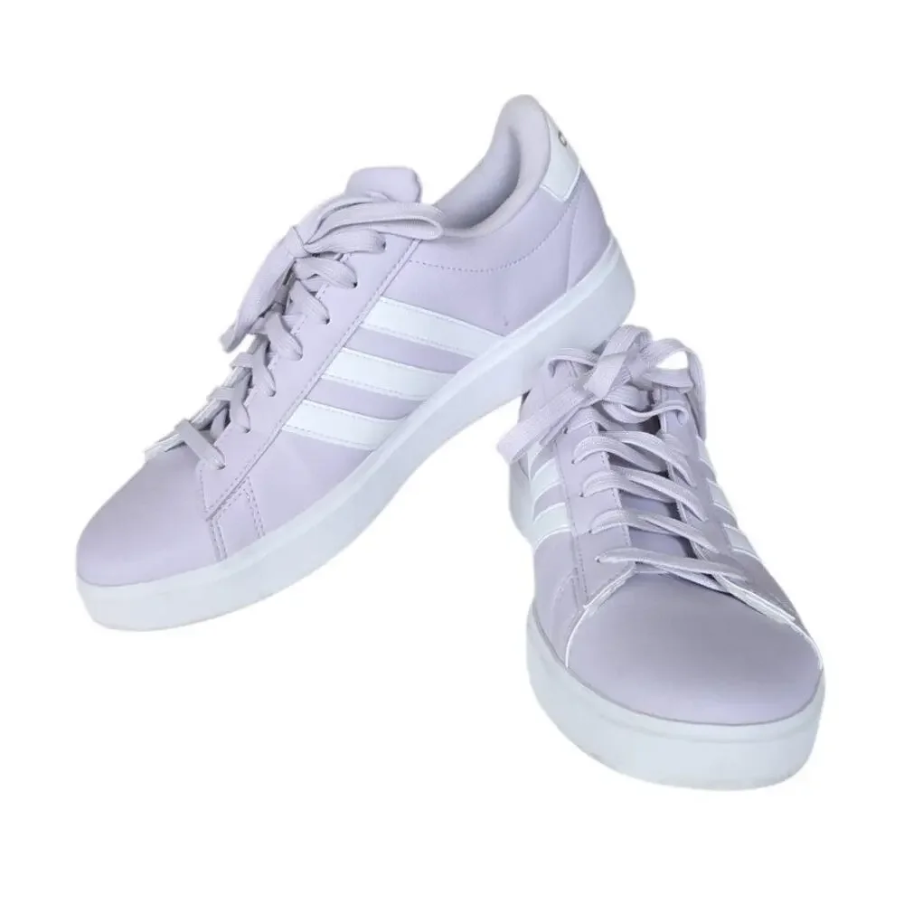 Adidas Grand Court 2.0 Shoes Lilac and white Size 11